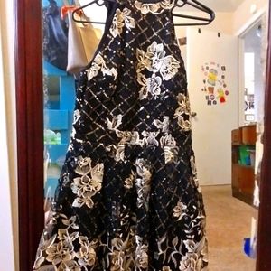 Windsor Gold and Black formal dress